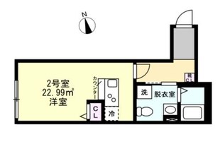 ベイルーム金沢西柴の物件間取画像